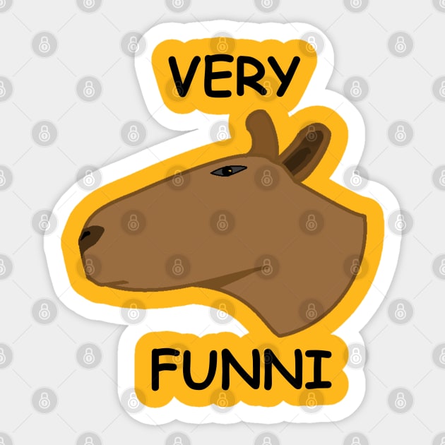 Very funni Sticker by foolorm